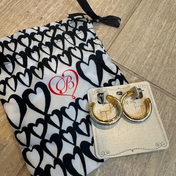 Brighton Venezia Two-Tone Hoop Earrings - Picture 1 of 5